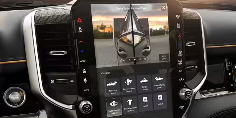 2026 RAM 1500 towing cameras