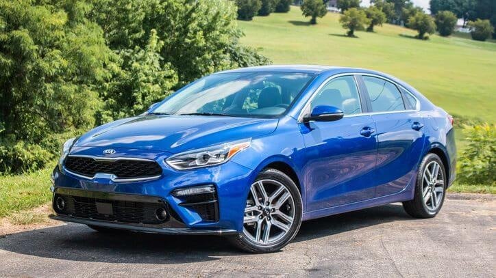 blue 2019 kia forte
