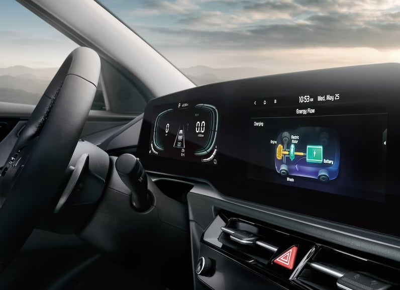 The 2026 Kia Niro is a front-wheel-drive hybrid compact SUV available in four trim levels and class-leading cargo capacity.