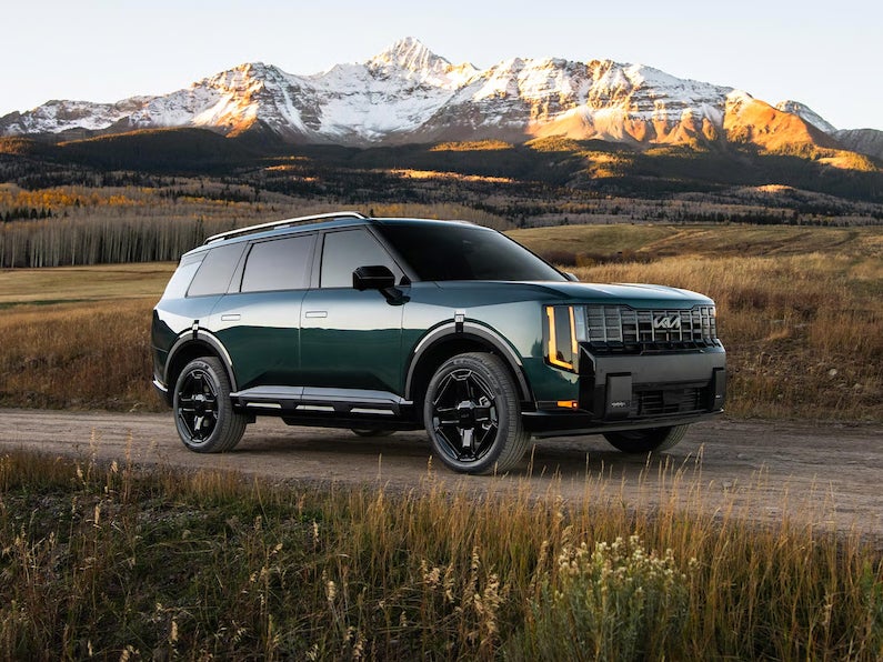 The 2027 Kia Telluride is a second-generation midsize SUV with turbocharged engine options and available hybrid powertrain.