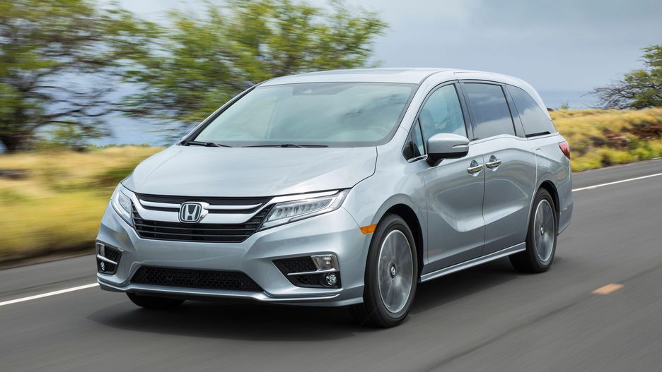 silver 2019 honda odyssey