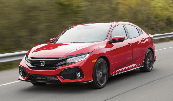 red 2019 honda civic