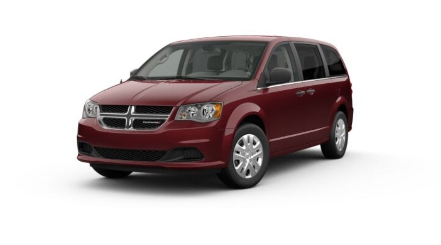 Red 2019 Dodge Caravan Minivan 