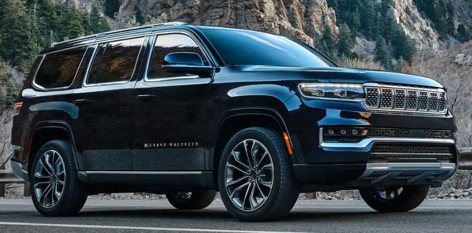 The 2023 Jeep Wagoneer L series is a supersized version of itself with an extra foot of length to hold up to 8 people