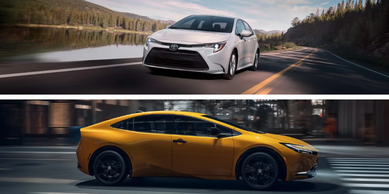 2025 Prius vs 2025 Camry