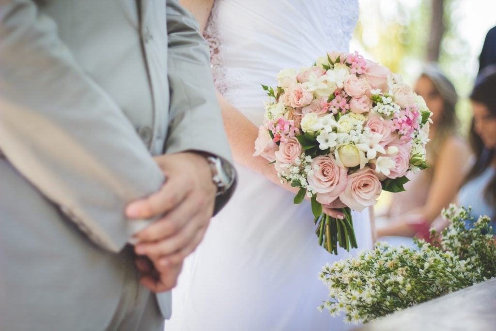 Couple getting married