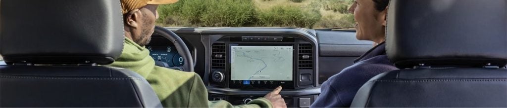 Interior dashboard and infotainment area of an all-new 2025 Chevy Silverado 1500. - Jack Madden Ford Norwood, MA