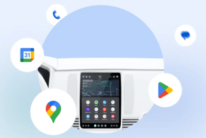 Android Auto Graphic from Russell Barnett Kia's complete guide to Apple CarPlay and Android Auto