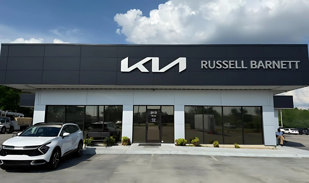 Russell Barnett Kia newly renovated building. Read this article for service appointment tips.