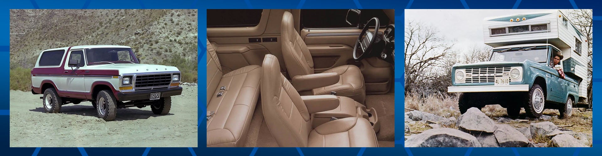 What better time to journey through the generations as we welcome back a legend to the stable. The history-making 2021 Ford Bronco will soon arrive at Preston Ford West, built with the strength of an F-Series Ford pickup and the wild spirit of a Ford Mustang, offering more aptitude and versatility than ever before. We are extremely thrilled about the three available body styles that honor the original G.O.A.T. (Goes Over Any Terrain) legacy. The halo model 2-door 2021 Ford Bronco and the first-ever 4-door 2021 Ford Bronco both feature easily removable roof panels and doors, while the 2021 Ford Bronco Sport grips the reins of the small 4x4 off-road SUV market. Join us as we head back in time through the 2021 Ford Bronco history and explore what makes this sport-oriented SUV model especially unique. Inspired by war heroes and thrill-seekers, it was understood by Ford Motor Company that customers were looking for a vehicle that could traverse through trailheads, ranches, and trout streams with ease and dependability. Its G.O.A.T. roots date back to 1965 when product manager Donald Frey and lead designer Lee Iacocca established the first generation of Ford Bronco history. What began as a dream exhilarated the scene for more than a decade, and featured an all-purpose Roadster, a Sport Utility half cab, and a Wagon body style. In 1978, the second-generation arose to a more stout body style sharing segments with Ford F-Series pickups and more luxurious offerings. A year later, the third-generation Ford Bronco (1980-1986) rolled out boasting a smoother ride and better fuel economy. Generation 4 (1987-1991) began the "Aerodynamic Age" for enhancing powertrain and anti-lock braking technology, while Generation 5 (1992-1996) sealed the 30-year Ford Bronco run with premium sound and power windows and door locks. Each chapter of the legacy adds to the proud Ford Bronco history in 2021. A glimpse of 2021 Ford Bronco history uncovers emphasis upon the originality, maneuverability, and trusted 4X4 capability that fans and enthusiasts know and love. We are most excited about the classic CB radio, iconic round headlamps, auxiliary gas tank, post-hole digger, and the power take-off. Stay in touch with the staff at Preston Ford West to be a part of the 2021 Ford Bronco history!