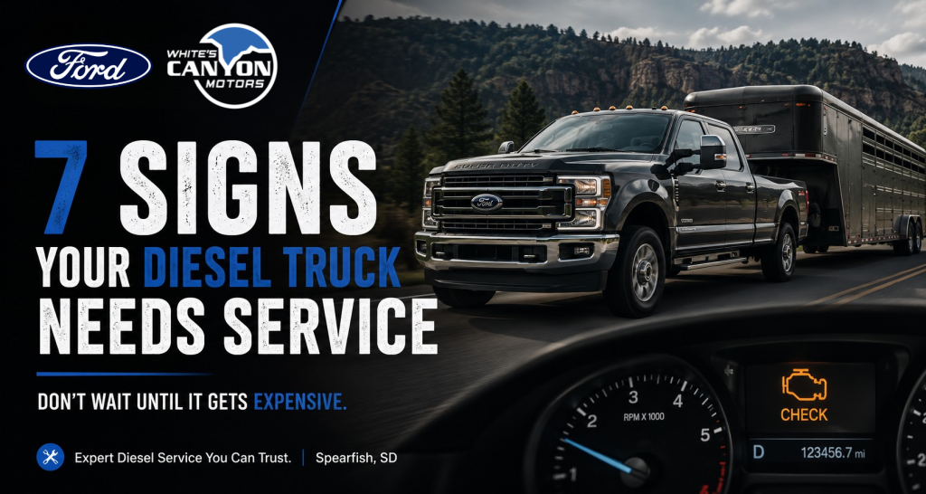 7 Signs Your Ford Diesel Truck Needs Service