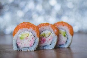 Three Pieces of Sushi