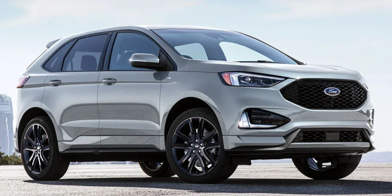 Brand new silver Ford Edge
