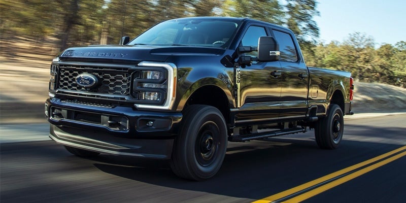 brand new 2024 Ford Super Duty Performance Truck in black