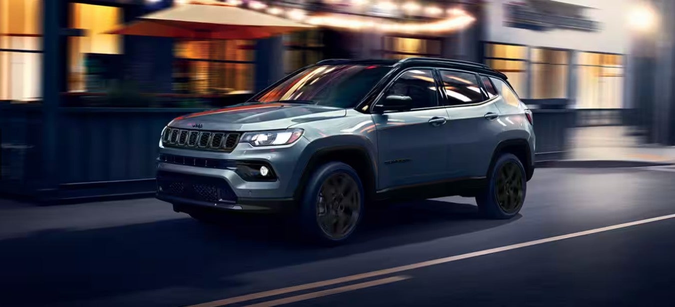 Jeep Compass Trailhawk exterior — a capable but limited off-road competitor to the Ford Bronco Sport