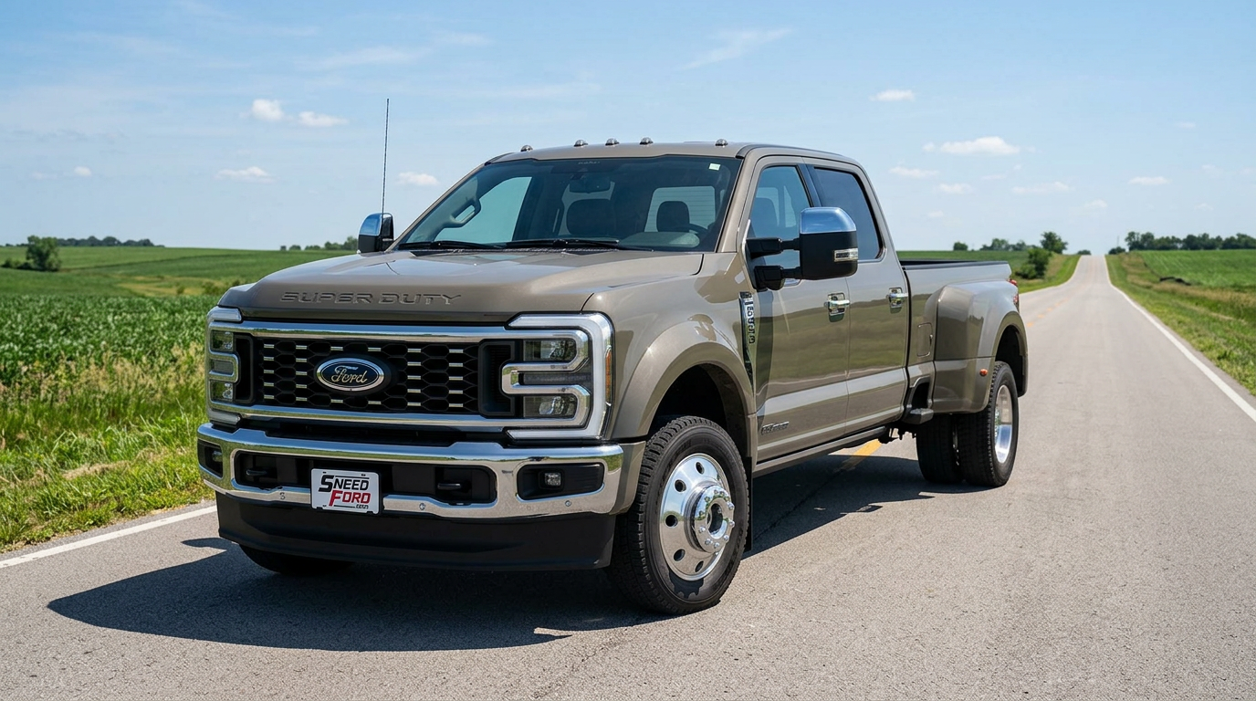 2026 Ford Super Duty F-250 on an open Missouri highway heading toward Kansas City