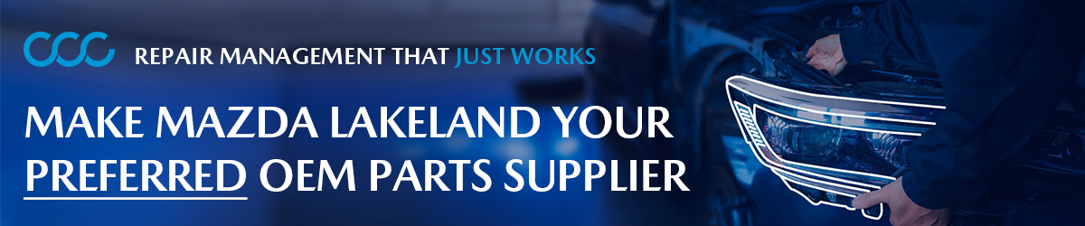Make Mazda Lakeland your preferred OEM parts supplier