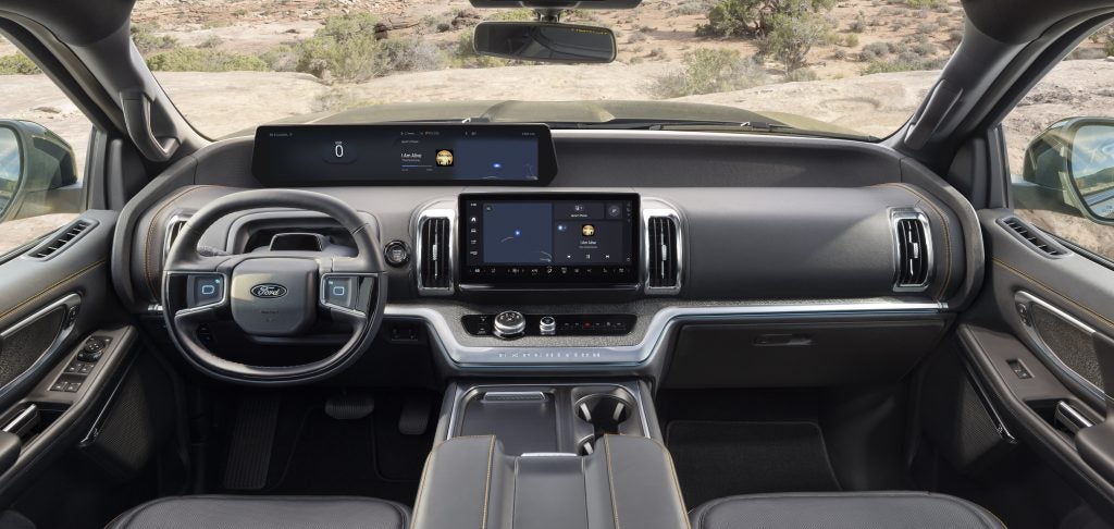 Interior 2025 Ford Expedition Tremor