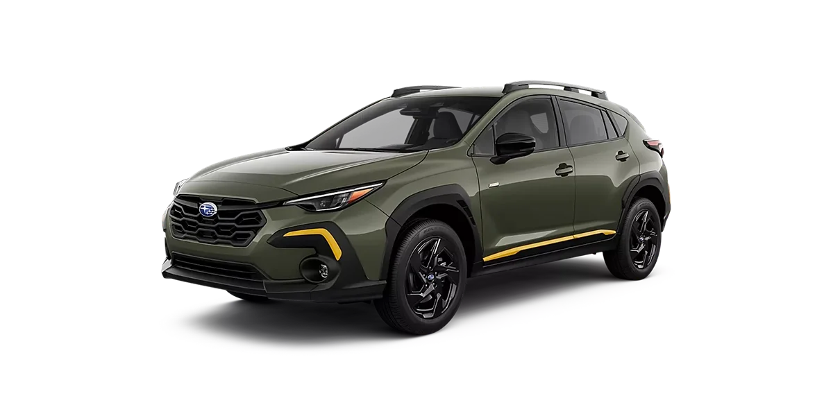 2025 Subaru Crosstrek in Autumn Green Metallic, ready for delivery