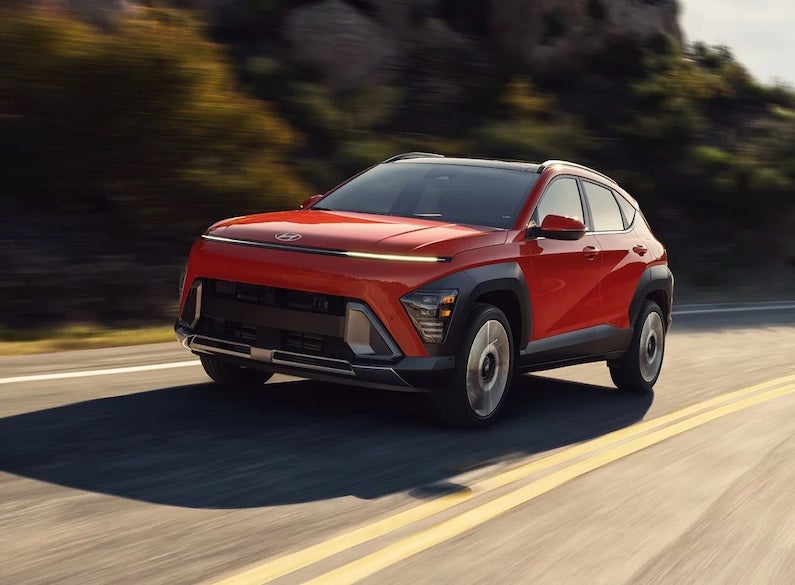 The 2026 Hyundai Kona is a subcompact SUV available in nine colors with a standard or turbocharged 4-cylinder engine option.