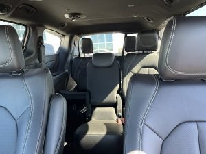 Interior image of the 2026 Chrysler Pacifica showing off the seating arrangements