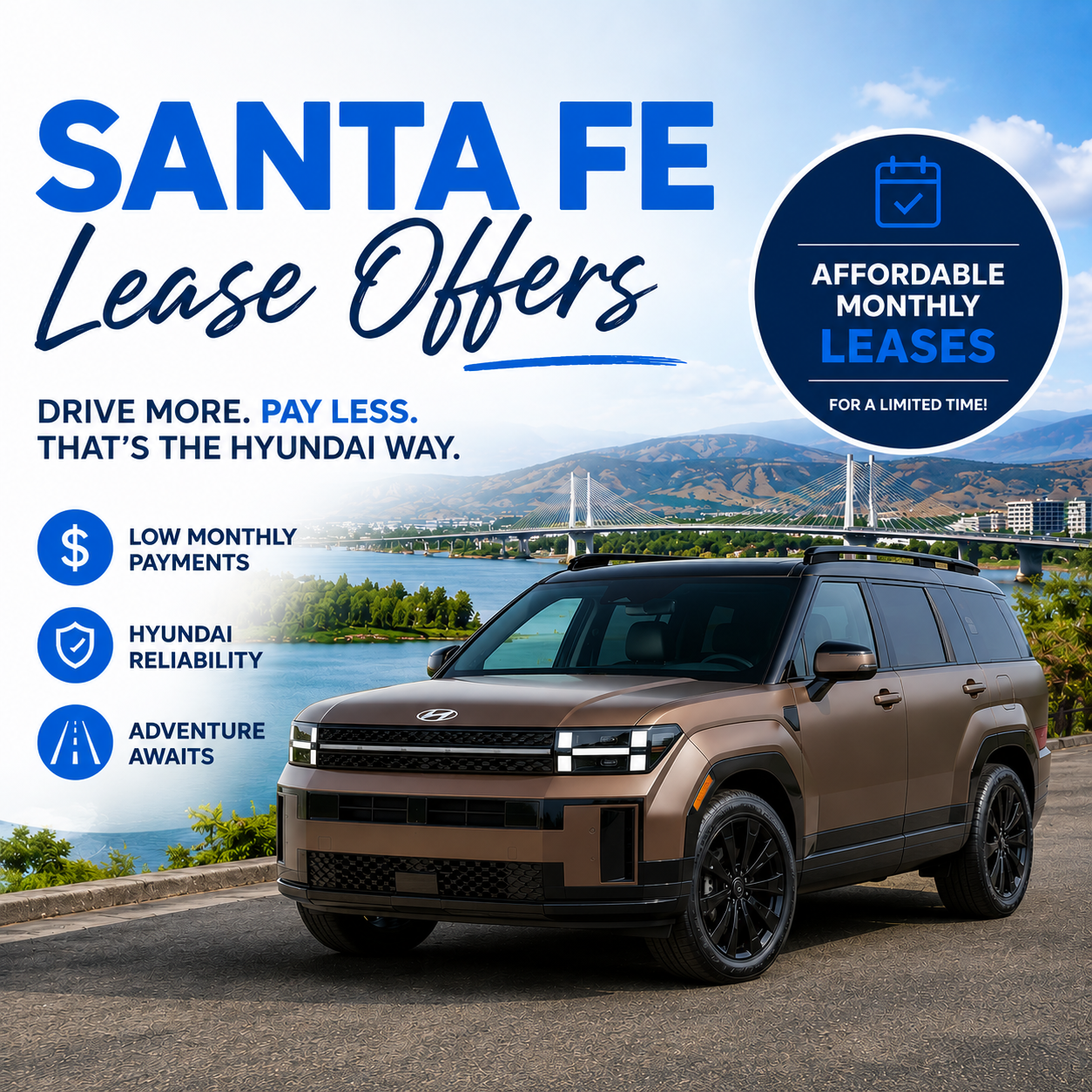 hyundai santa fe lease offers