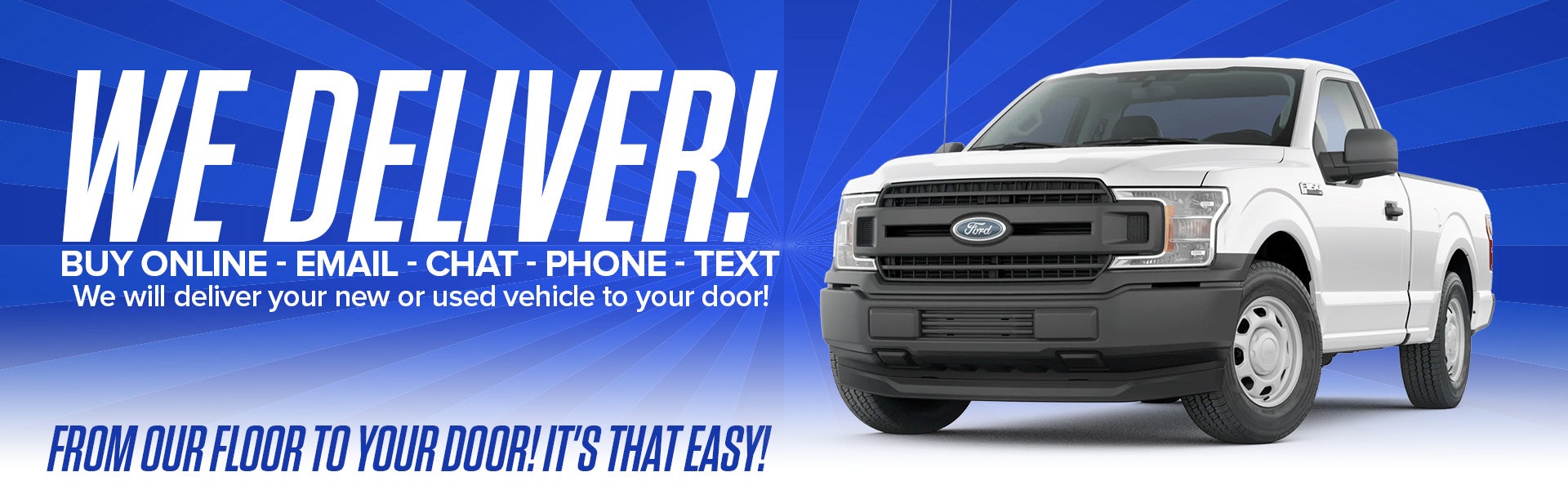 We Deliver at Iron City Ford in Birmingham, AL
