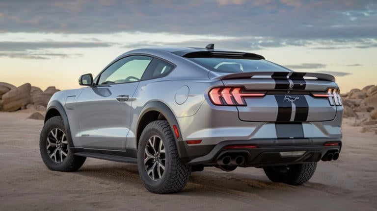 Ford Mustang Raptor interior, supercharged V8, off-road performance