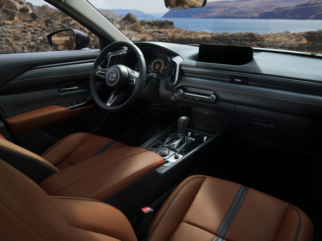 A Mazda CX-50's interior front seats