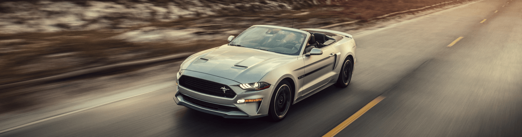 2019 Ford Mustang Convertible Silver Sunset