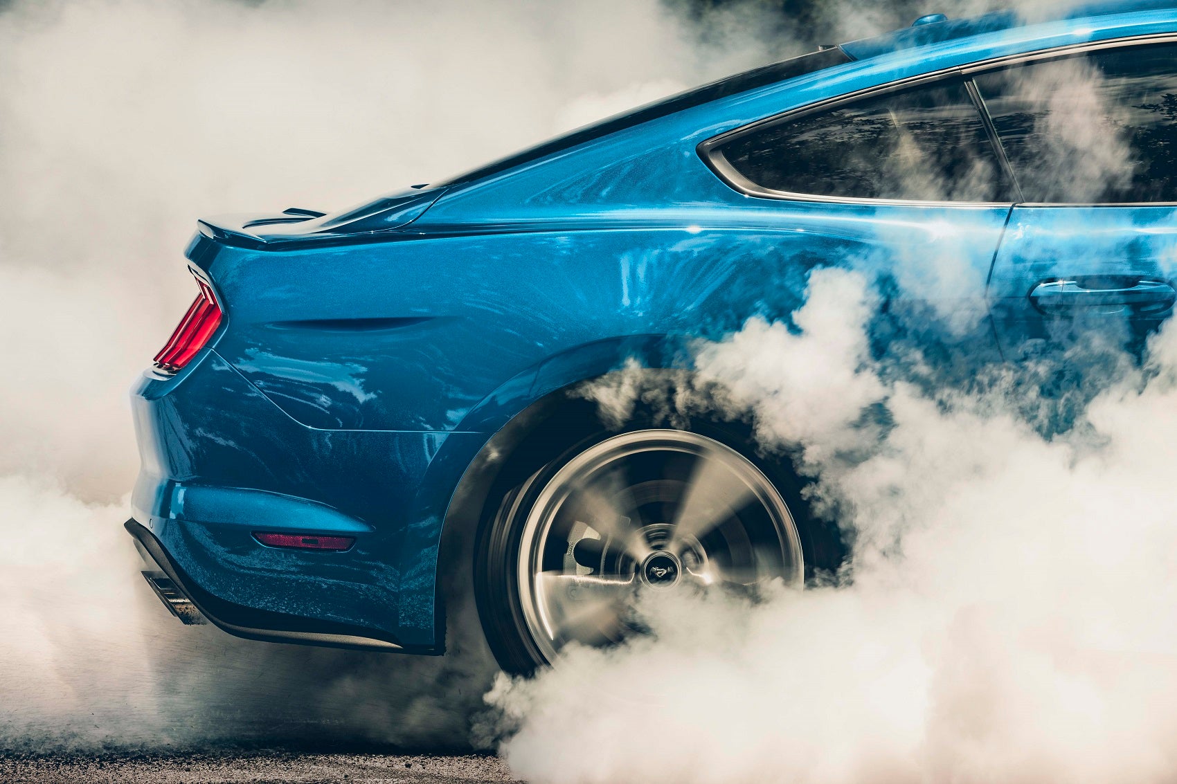 2020 Ford Mustang Burnout
