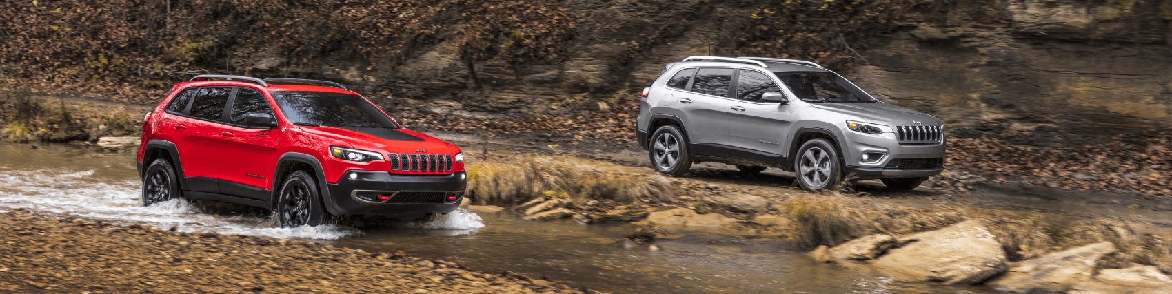 2021 Jeep Cherokee Red Silver Stream