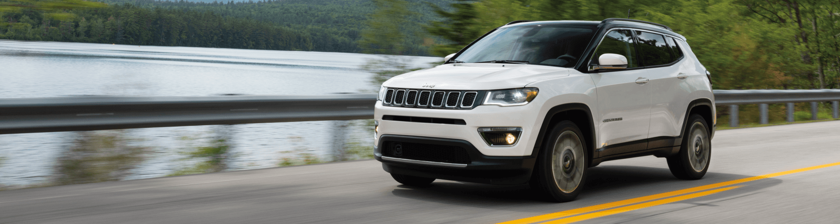2021 Jeep Compass Limited Pearl White Mountain Road Scranton DCJR