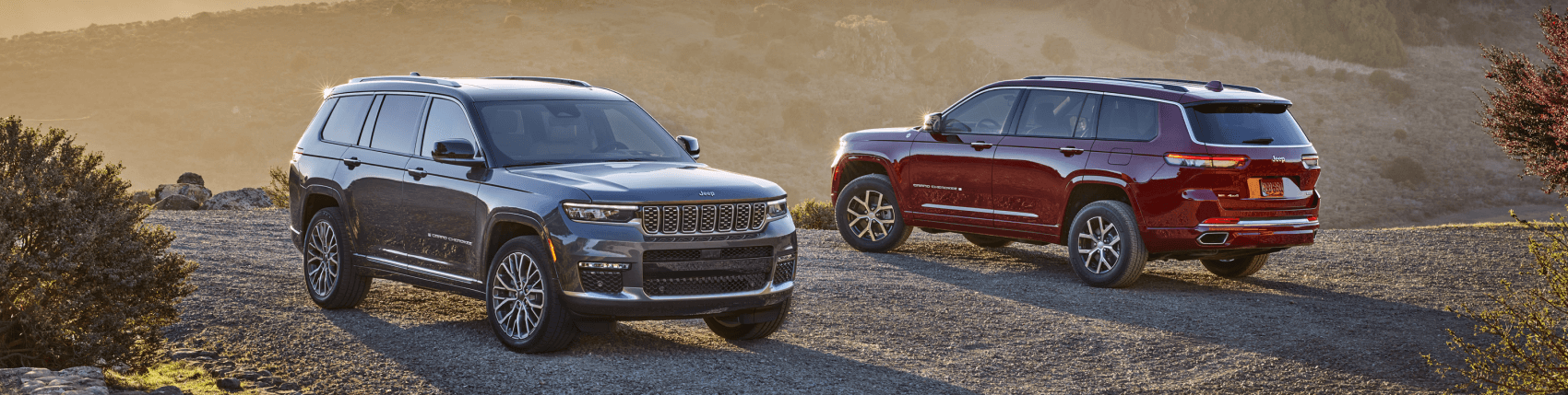 2021 Jeep Grand Cherokee Gray Red Cliff