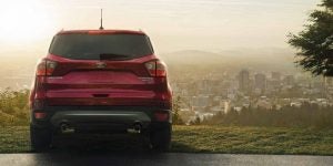 A 2019 Ford Escape Overlooking a City