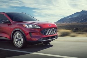 Red Ford Escape