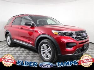 2020 Red Ford Explorer