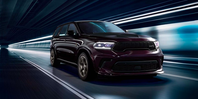 A 2025 Dodge Durango decked out with it's Dodge accessories in Wolf Point, MT
