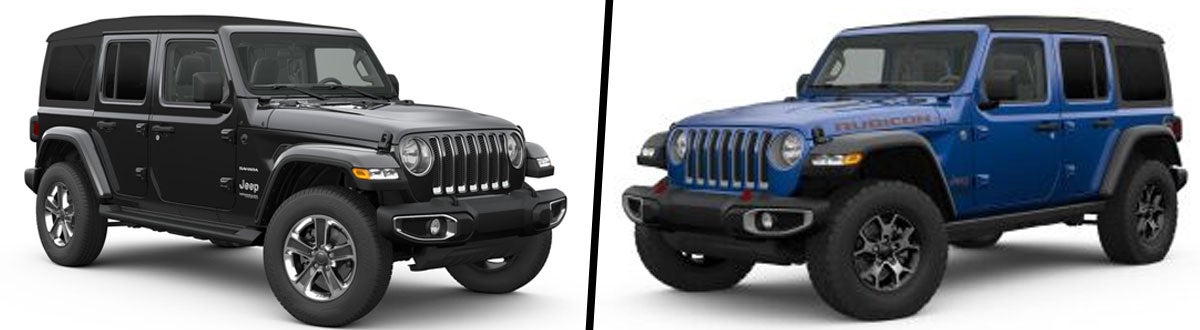 2019 Jeep Wrangler Sahara vs Jeep Wrangler Rubicon Comparison | Pleasant  Hills PA