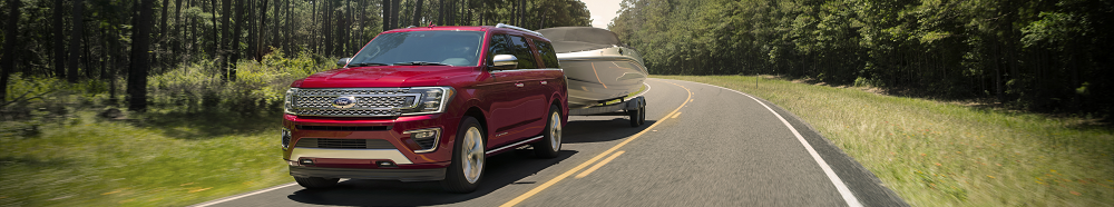 2019 Red Ford Expedition Towing