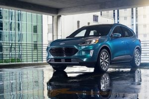 Blue 2020 Ford Edge