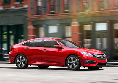 2018 Civic red