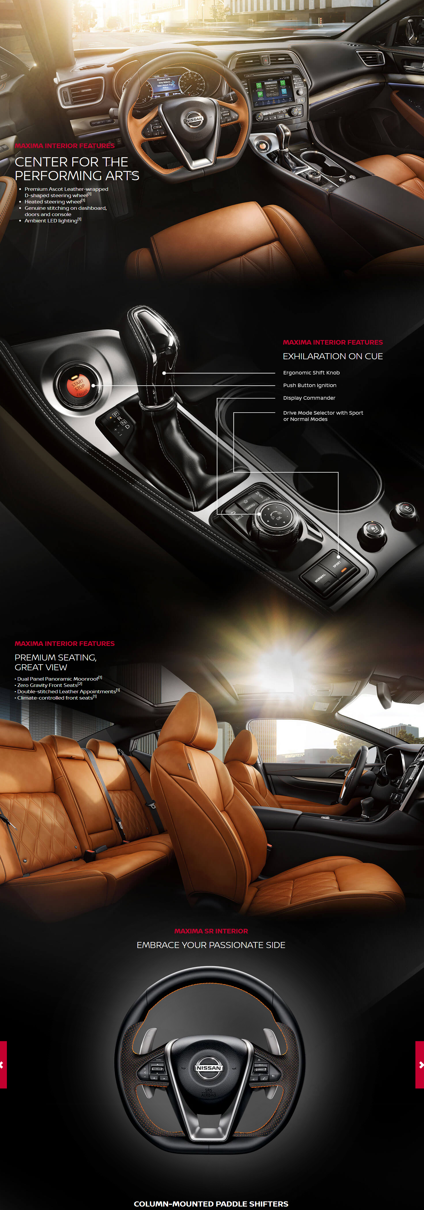 Interior Nissan Maxima Wallace Nissan 4 Door Sports Car Nissan Maxima Palm Beach Gardens Jupiter Palm City Port Saint Lucie Vero Beach Nissan Dealership Wallace Nissan
