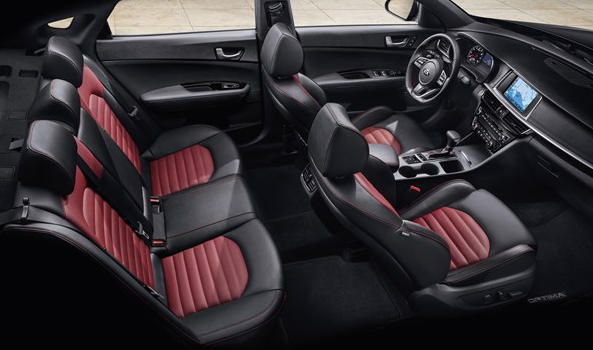 Kia Optima leather interior