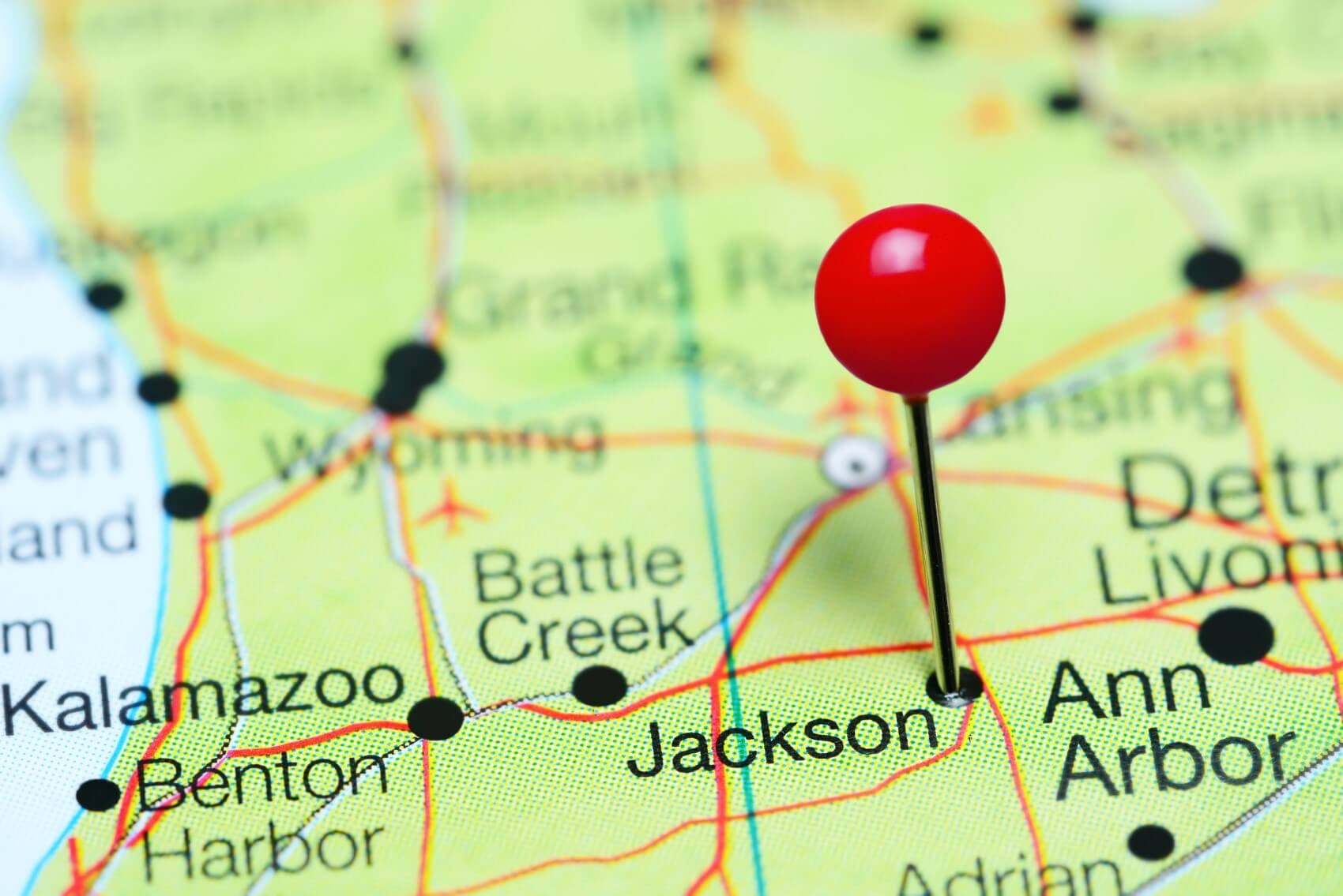 Jackson Michigan On Map