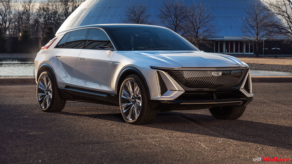 2023 Cadillac Lyriq parked outside South Florida convention center