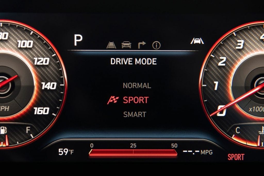 Driver modes in the 2022 Hyundai Santa Cruz