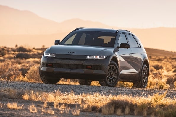 2025 Hyundai Ioniq 5 in the desert