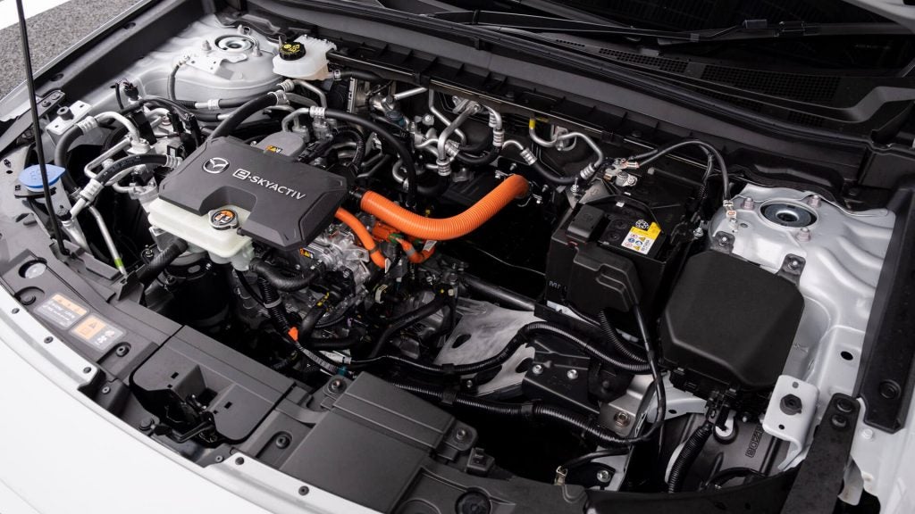 The 144 Horsepower Rotary Electric Motor inside the 2022 Mazda MX-30