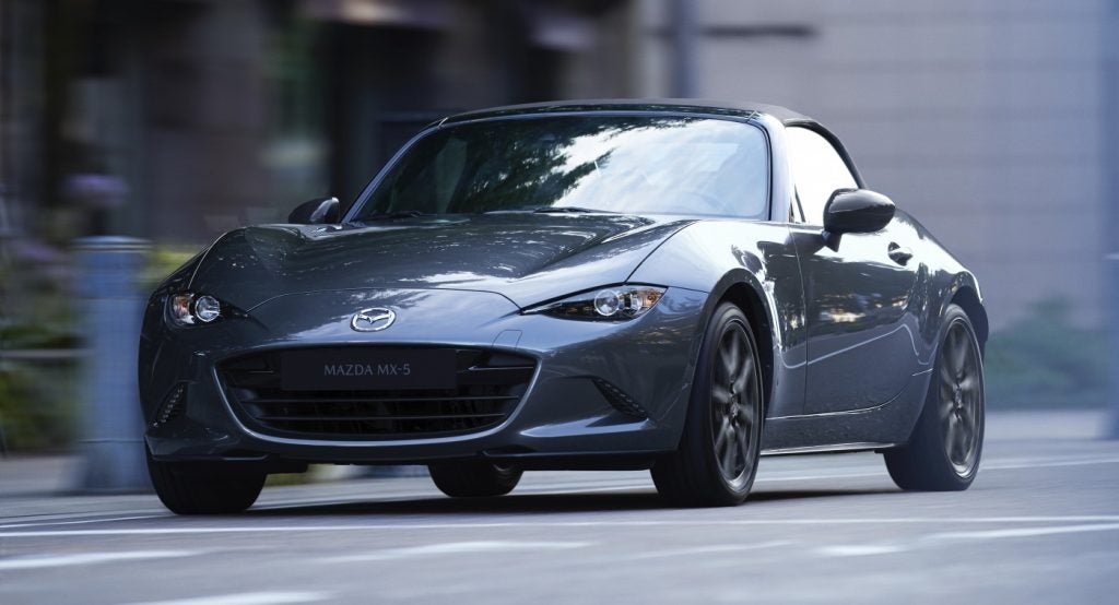 2021 Mazda MX-5 Miata parked downtown Stuart, FL